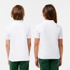 Vetements Fille | LACOSTE Polo Enfant Lacoste Regular Fit En Petit Pique Uni