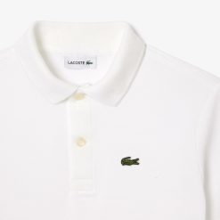 Vetements Fille | LACOSTE Polo Enfant Lacoste Regular Fit En Petit Pique Uni