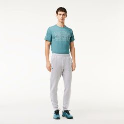 Vetements De Sport | LACOSTE Pantalon De Jogging Uni Avec Empiecements En Mesh