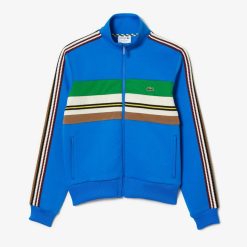 Sweatshirts | LACOSTE Sweatshirt Zippe Paris Color-Block Fabrique En France