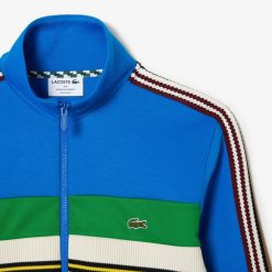 Sweatshirts | LACOSTE Sweatshirt Zippe Paris Color-Block Fabrique En France