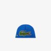 Accessoires | LACOSTE Bonnet En Laine Avec Motif Crocodile