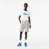 Pantalons & Shorts | LACOSTE Short Color-Block Homme Lacoste En Molleton Gratte