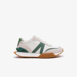 Sneakers | LACOSTE Sneakers L-Spin Deluxe Femme Lacoste En Cuir Avec Detail Au Talon