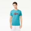 Vetements De Sport | LACOSTE T-Shirt Lacoste Sport En Jersey Respirant Imprime Crocodile 3D