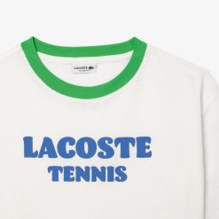 Vetements Fille | LACOSTE T-Shirt En Jersey De Coton Imprime Crocodiles