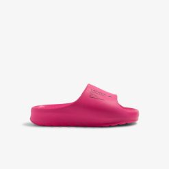 Claquettes & Sandales | LACOSTE Claquettes Serve Slide 2.0 Femme Avec Marquage