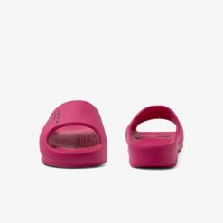 Claquettes & Sandales | LACOSTE Claquettes Serve Slide 2.0 Femme Avec Marquage