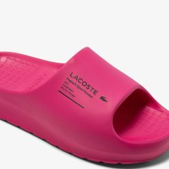 Claquettes & Sandales | LACOSTE Claquettes Serve Slide 2.0 Femme Avec Marquage