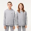 Vetements Fille | LACOSTE Sweatshirt A Capuche En Molleton De Coton