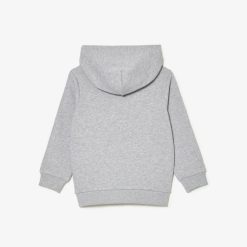 Vetements Fille | LACOSTE Sweatshirt A Capuche En Molleton De Coton