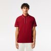 Polos | LACOSTE Polo Smart Paris En Coton Stretch Lisere Contraste