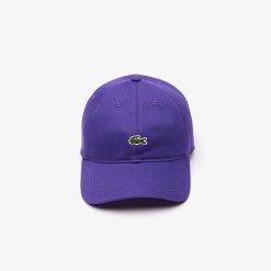 Chapeaux & Casquettes | LACOSTE Casquette Unie Unie Lacoste En Twill De Coton Biologique