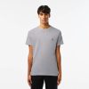 T-Shirts | LACOSTE T-Shirt Col Rond En Jersey De Coton Pima Uni