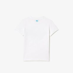 Vetements Fille | LACOSTE T-Shirt Avec Imprime Planete En Jersey De Coton