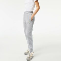 Pantalons & Shorts | LACOSTE Pantalon De Survetement Femme Imprime Floque Lacoste