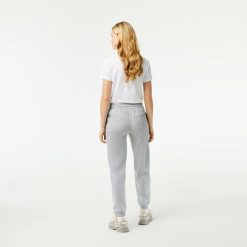 Pantalons & Shorts | LACOSTE Pantalon De Survetement Femme Imprime Floque Lacoste