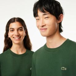 T-Shirts | LACOSTE T-Shirt A Col Rond Unie En Coton Biologique Uni