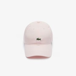 Chapeaux & Casquettes | LACOSTE Casquette Unie Unie Lacoste En Twill De Coton Biologique