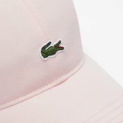 Chapeaux & Casquettes | LACOSTE Casquette Unie Unie Lacoste En Twill De Coton Biologique