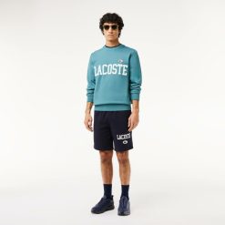 Pantalons & Shorts | LACOSTE Short Jogger Regular Fit Avec Imprime Lacoste