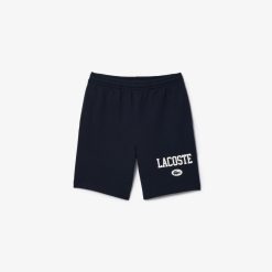 Pantalons & Shorts | LACOSTE Short Jogger Regular Fit Avec Imprime Lacoste