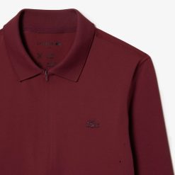 Polos | LACOSTE Body Femme Lacoste Avec Col Et Zip En Polyamide Recycle