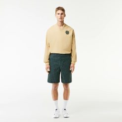 Pantalons & Shorts | LACOSTE Bermuda Golf A Carreaux Ultra-Dry