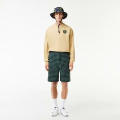 Pantalons & Shorts | LACOSTE Bermuda Golf A Carreaux Ultra-Dry