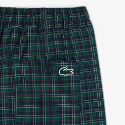 Pantalons & Shorts | LACOSTE Bermuda Golf A Carreaux Ultra-Dry