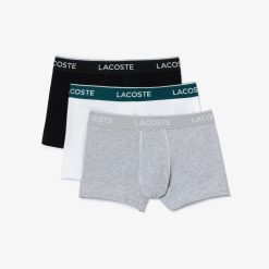 Sous-Vetements & Vetements D'Interieur | LACOSTE Lot De 3 Boxers Courts Casual Unis