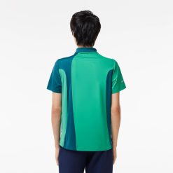 Vetements De Sport | LACOSTE Polo Homme Lacoste Sport X Novak Djokovic Color-Block Regular Fit