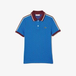 Polos | LACOSTE Polo Slim Fit Jacquard Monogramme Lacoste