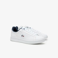 Sneakers | LACOSTE Sneakers Carnaby Pro Femme Lacoste En Cuir Tricolores