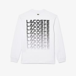 T-Shirts | LACOSTE T-Shirt Manches Longues Relaxed Fit Avec Marquages