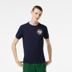 Vetements De Sport | LACOSTE T-Shirt Homme Lacoste Sport Edition Roland Garros Avec Logo