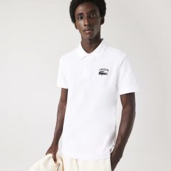 Polos | LACOSTE Polo Regular Fit Coton Stretch Broderie Lacoste