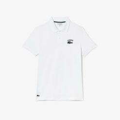 Polos | LACOSTE Polo Regular Fit Coton Stretch Broderie Lacoste