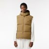 Manteaux & Vestes | LACOSTE Doudoune Sans Manche Deperlante En Duvet Avec Crocodile Matelasse