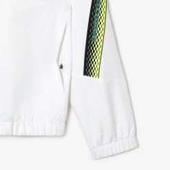 Vetements De Sport | LACOSTE Veste A Capuche Homme Lacoste Tennis En Polyester Recycle