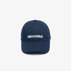 Accessoires | LACOSTE Casquette Avec Broderie Crocodile Contrastee