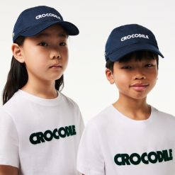 Accessoires | LACOSTE Casquette Avec Broderie Crocodile Contrastee