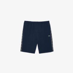 Pantalons & Shorts | LACOSTE Short Jogger En Molleton Avec Bande Siglee