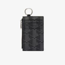 Portefeuilles & Petite Maroquinerie | LACOSTE Porte-Cartes The Blend Monogramme Et Graine