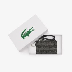 Portefeuilles & Petite Maroquinerie | LACOSTE Porte-Cartes The Blend Monogramme Et Graine