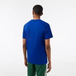 T-Shirts | LACOSTE T-Shirt Homme Lacoste Imprime En Jersey De Coton