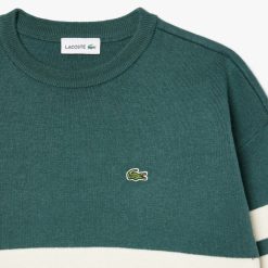 Vetements Garcon | LACOSTE Pull A Rayures Contrastees En Coton