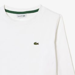 Vetements Fille | LACOSTE T-Shirt Manches Longues En Jersey De Coton