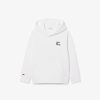 Vetements Fille | LACOSTE Sweatshirt A Capuche Imprime Dos