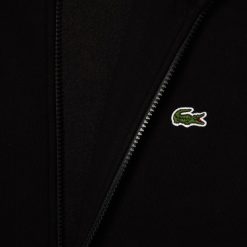 Sweatshirts | LACOSTE Sweatshirt Jogger Zippe Homme Regular Fit Lacoste En Molleton Gratte